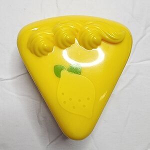 Leap Frog Musical Rainbow Tea Party Replacement yellow lemon Cake Piece Part